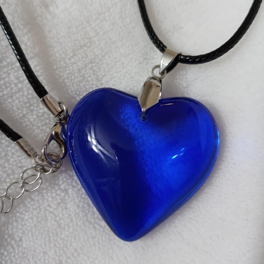 Capri blue medium size glass